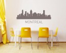 City of Canada Vinyl Decals Silhouette Modern Wall Art Sticker